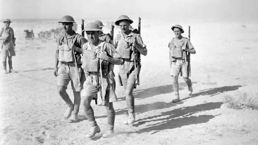 The Desert War in North Africa during World War II