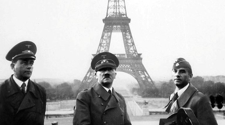 World War Two Timeline - Hitler in Paris after the Fall of France