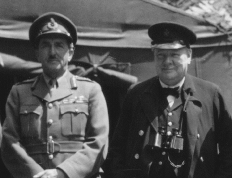 General Alan Brooke with Winston Churchill