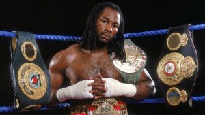 Lennox Lewis, undisputed World Heavyweight Champion
